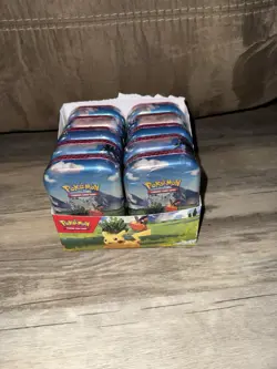 Pokemon Ascended Heroes Mini Tin Display ✅10 Sealed Booster Tins- Open Display - Image 1