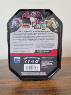 Pokemon Paldean Fates Tin Factory Sealed - Charizard - Image 2