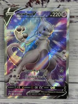 Mewtwo V SWSH229 Sword and Shield Promo Pokemon TCG Single - Image 1