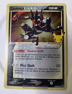 Greninja Star SWSH144 Holo Promo Sword & Shield Promo Pokemon Near Mint - Image 1