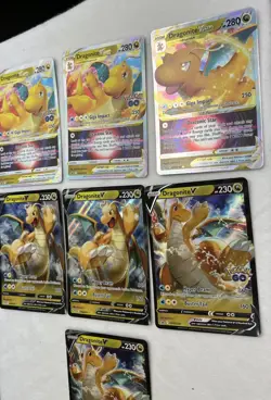 Pokemon TCG 6 card lot Dragonite V & Vstar & Promo Swsh 235-236 Vstar 50 V 49 - Image 4