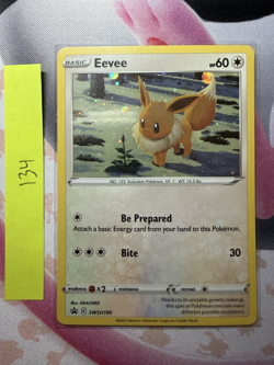 Pokemon TCG Eevee SWSH 190 Promo Holo NM - Image 1