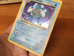 Pokemon Poliwrath 13/102 Base Set Shadowless Holo Rare 90 HP Stage 2 English - Image 3