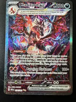 Pokemon TCG Charizard ex 234/091 SV: Paldean Fates Special Illustration Rare NM - Image 2