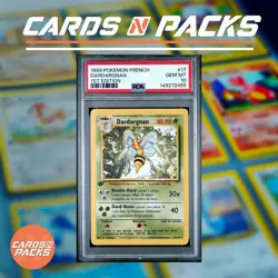 Carte Pokemon Dardargnan 17/102 Set de base Edition 1 PSA 10 GEM MINT 🔥 - Image 1