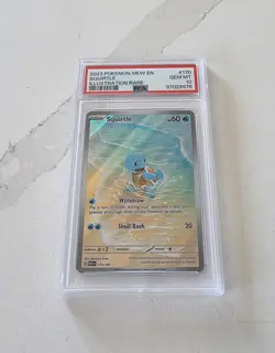 2023 Pokemon MEW EN Squirtle #170 Illustration Rare PSA 10 Pokemon 151 - Image 2