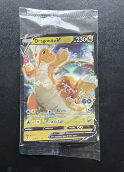 Pokemon - Dragonite V SWSH235 & VSTAR SWSH236 Pokemon GO Promo SEALED - Image 1