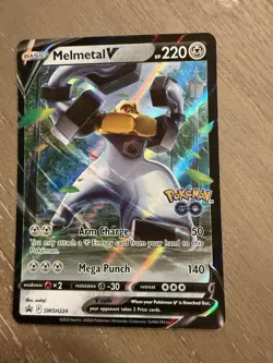 Pokemon GO Promo Melmetal V SWSH224 Holo Sword & Shield Promo - Image 1