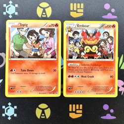 Emboar 27/113 Tepig 25/113 Legendary Treasures Deck Exclusive HP Pokemon TCG - Image 1