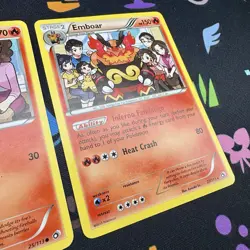 Emboar 27/113 Tepig 25/113 Legendary Treasures Deck Exclusive HP Pokemon TCG - Image 3