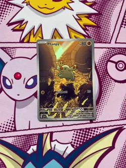 Pokemon TCG - Phanpy 205/191 - Surging Sparks - Illustration Rare - NM - Image 1