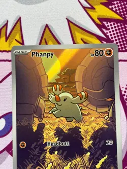 Pokemon TCG - Phanpy 205/191 - Surging Sparks - Illustration Rare - NM - Image 2