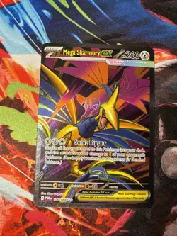 Mega Skarmory EX 106/088 Full Art Ultra Rare Pokemon Perfect Order NM - Image 1