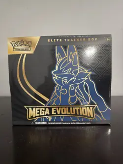Pokemon TCG Mega Evolution Lucario Elite Trainer Box, NEW & SEALED - Image 1