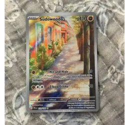 Pokemon Sudowoodo 219/193 Sv02: Paldea Evolved Illustration Rare Holo 110 HP - Image 1