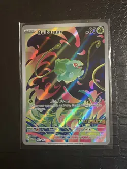 2025 Bulbasaur - 133/132 Illustration Rare Holo NM ME01: Mega Evolution Pokemon - Image 1