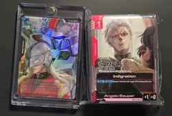 🔥🔥SDCC 2025 Zechs Gundam Card Game FOIL Resource RP-002 PROMO W/Deck Eng. 🔥🔥 - Image 1