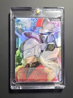 🔥🔥SDCC 2025 Zechs Gundam Card Game FOIL Resource RP-002 PROMO W/Deck Eng. 🔥🔥 - Image 2
