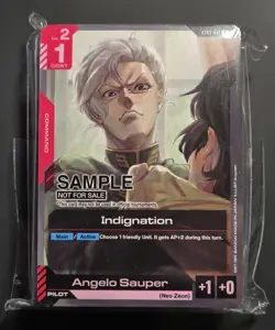 🔥🔥SDCC 2025 Zechs Gundam Card Game FOIL Resource RP-002 PROMO W/Deck Eng. 🔥🔥 - Image 4