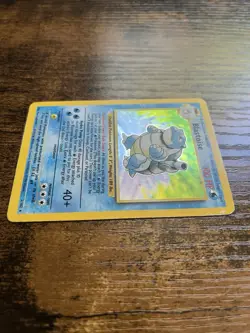 Pokemon TCG Blastoise Base Set Holo Rare 2/102 - Damaged See Photos - Image 3