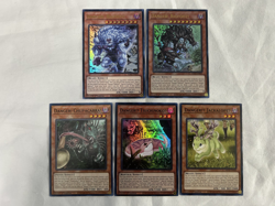 DANGER BIGFOOT + ALTERNATE ART ULTRA RARE JACKALOPE TSUCHINKO CHUPACABRA YUGIOH - Image 1