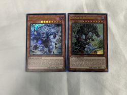 DANGER BIGFOOT + ALTERNATE ART ULTRA RARE JACKALOPE TSUCHINKO CHUPACABRA YUGIOH - Image 2