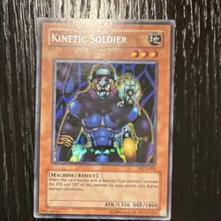 Konami Yu-Gi-Oh! TCG Kinetic Soldier WC4-002 Holo Machine Effect Secret Rare - Image 1