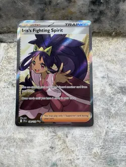 Iris's Fighting Spirit 180/159 Journey Together Full Art Pokemon Card NM - Image 1