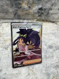 Iris's Fighting Spirit 180/159 Journey Together Full Art Pokemon Card NM - Image 2