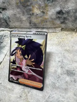 Iris's Fighting Spirit 180/159 Journey Together Full Art Pokemon Card NM - Image 3