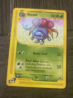 Gloom 78/165 - NON-HOLO - Expedition - eREADER - WOTC POKEMON CARD - LP - Image 1