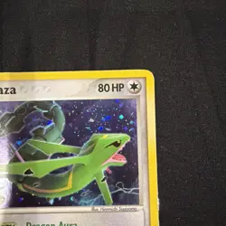 Rayquaza 2005 Deck Exclusives Holo Rare Card 22/107 LP Condition w/swirl - Image 4