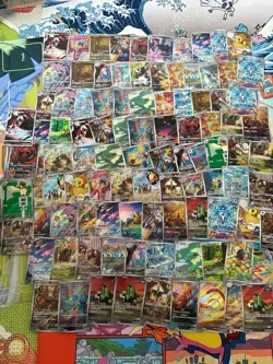 100x Pokemon cards S-Chinese Art rares illustration rare mixed lot bundle LP/NM - Image 1
