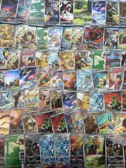 100x Pokemon cards S-Chinese Art rares illustration rare mixed lot bundle LP/NM - Image 2