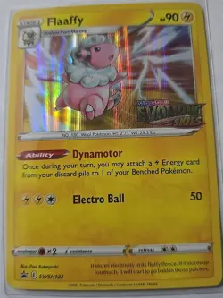 Flaaffy SWSH122 PreRelease Pokemon Promo Holo Card NM Evolving Skies C - Image 1