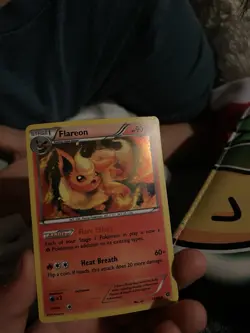 Pokemon Flareon 013/098 Miscellaneous Cards Cosmos Holo Stage 1 90HP Heat Breath - Image 1