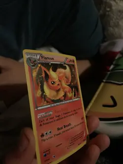 Pokemon Flareon 013/098 Miscellaneous Cards Cosmos Holo Stage 1 90HP Heat Breath - Image 2