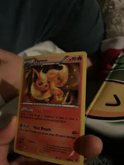 Pokemon Flareon 013/098 Miscellaneous Cards Cosmos Holo Stage 1 90HP Heat Breath - Image 3