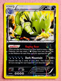 Tyranitar 56/124 Reverse Holo | XY Fates Collide | 2016 Pokemon TCG Card | LP - Image 1