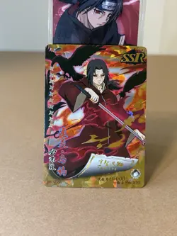 Naruto Card Lot Of 4 SSR Cards!- Itachi Uchiha , Madara Uchiha, Kisame & Hinata! - Image 2
