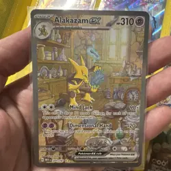 Alakazam ex 201/165 Scarlet & Violet 151 Special Illustration Rare Holo EX Card - Image 1