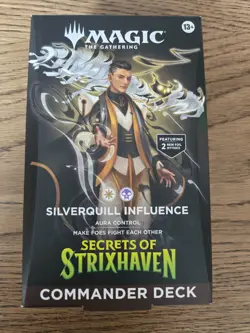 Silverquill Influence Commander Deck Precon Secrets Of Strixhaven New and Sealed - Image 1