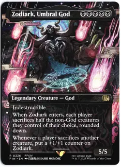 Zodiark, Umbral God (Borderless) R FINAL FANTASY 336 NM - Image 1