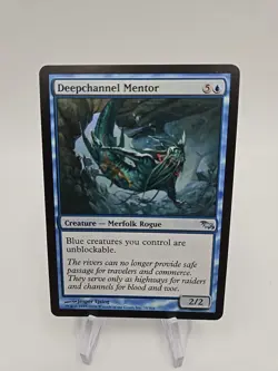 Deepchannel Mentor - Shadowmoor - LP - MTG - Blue - Creature - Uncommon - Image 1