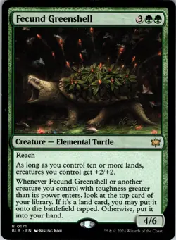 Fecund Greenshell R Bloomburrow 171 NM - Image 1