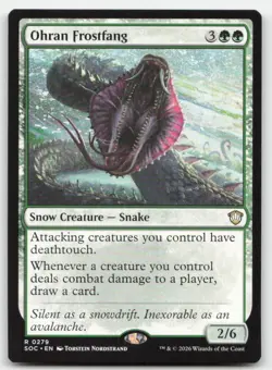 Ohran Frostfang 279 SOC Commander: Secrets of Strixhaven Magic MTG NM - Image 1