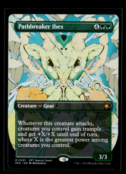 Pathbreaker Ibex (Borderless) #91- Special Guests NM NONFOIL - Image 1