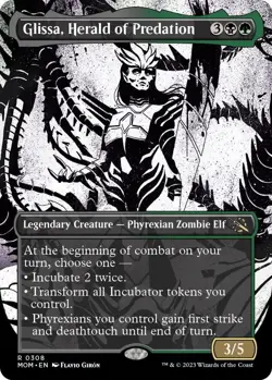 NM Showcase Glissa, Herald of Predation, MTG, March of the Machine, Magic, 308 - Image 1