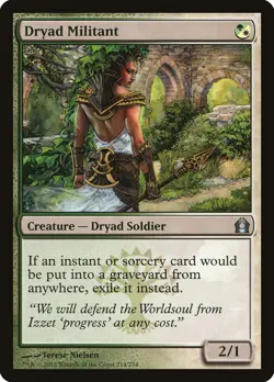 Dryad Militant (214) – Return to Ravnica RTR – MTG Magic the Gathering - Image 1