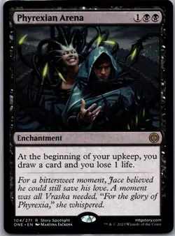 Phyrexian Arena R Phyrexia: All Will Be One 104 NM Normal - Image 1
